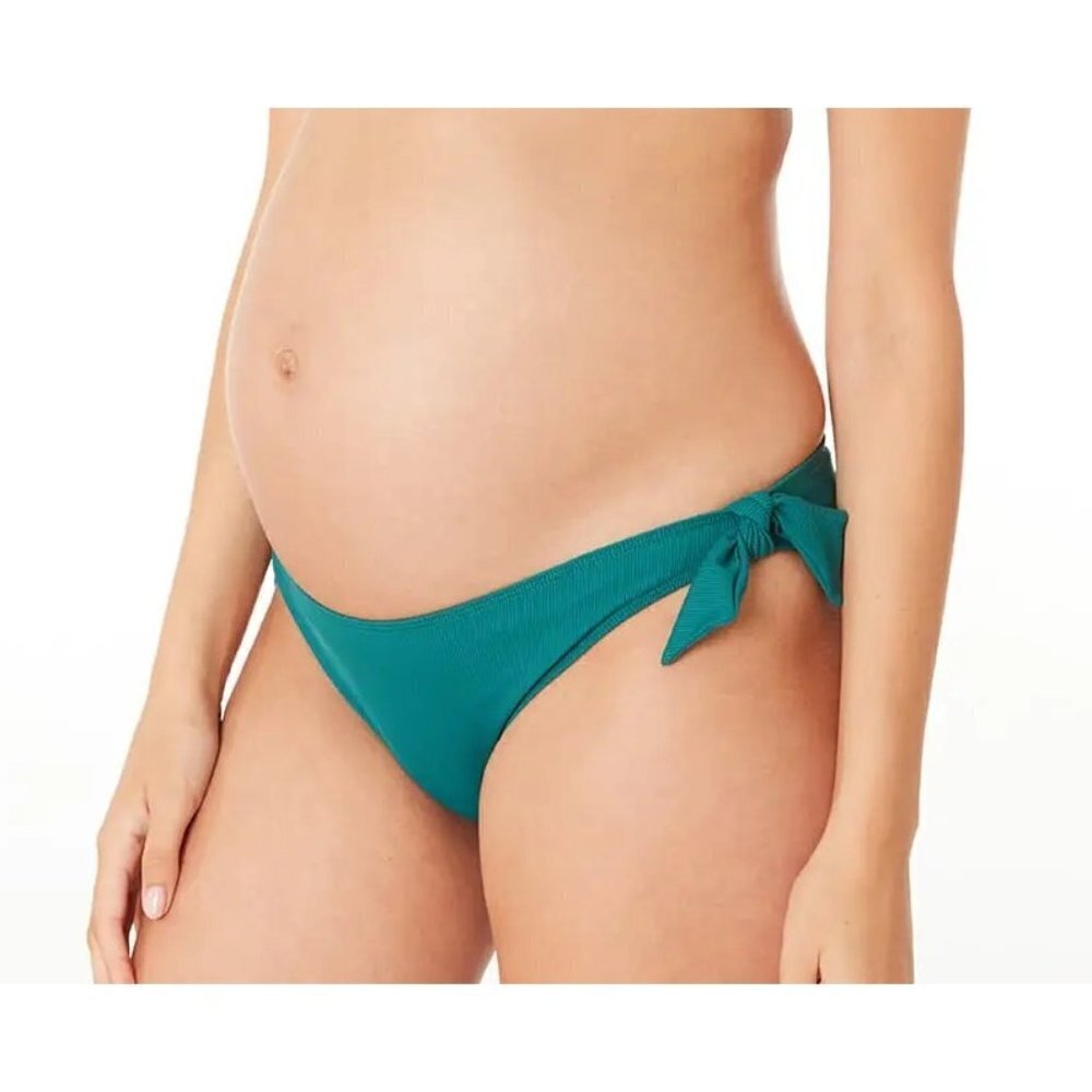 Cache Coeur Maternity Womens Size Medium Porto Vecchio Ribbed Bikini Bottoms 228
